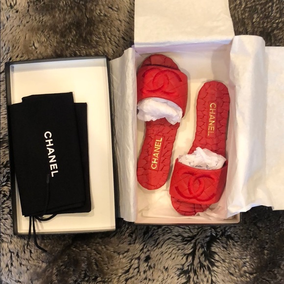 2018 Chanel Quilted Slide Sandals - Picture 6 of 6